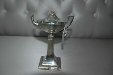 Piccola lampada a olio realizzata in sheffield - periodo 1890 - antiquariato