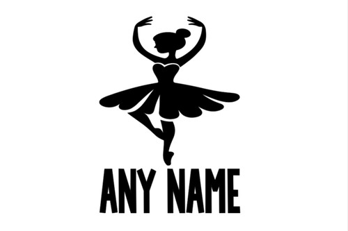 Adesivo vinile ballerina
