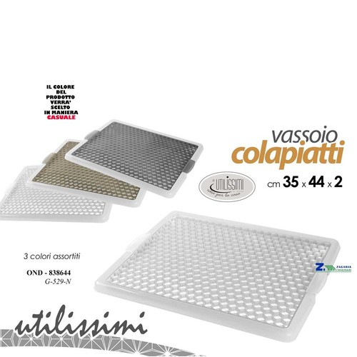 Vassoio colapiatti 35x44x2 - 35x44x2, cm