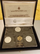 San Marino 1981 – Serie ufficiale 3 monete d’argento, poeta Virgilio