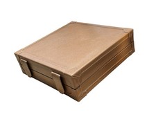 HUMIDOR A VALIGETTA PER SIGARI CARTUJANO IN PELLE DI VITELLO AVANA - Made in Ita