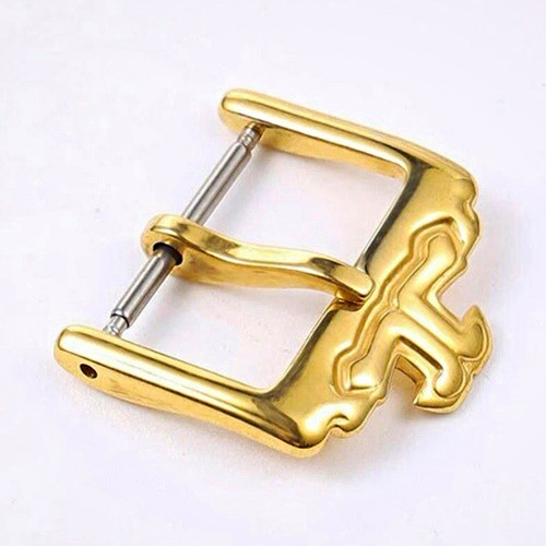 Fibbia tang colore oro - fibbia,