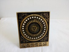 Calendario Perpetuo Da Tavolo In Ottone vintage 