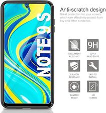 COVER CUSTODIA + PELLICOLA VETRO TEMPERATO PER XIAOMI REDMI NOTE 9S S NERO 