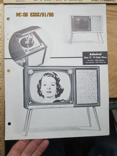 Radio admiral gigante - tv,