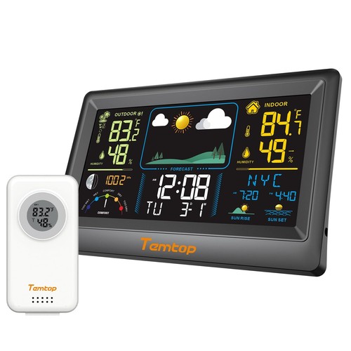 Orologio stazione meteo lcd - orologio,