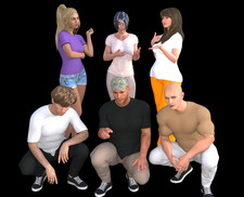 6x Personaggi "Cerchio di