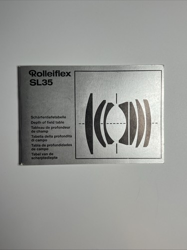 Rolleiflex sl35 tabella - rolleiflex, di