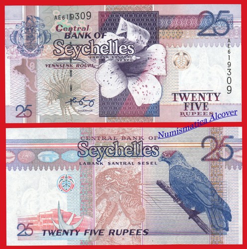Seychelles islas rupees - 25,