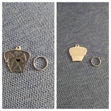 Ciondolo medaglietta GREY CORSO Cane (senza incisione)