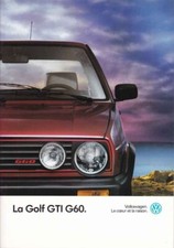 Catalogue Brochure VW Golf GTI