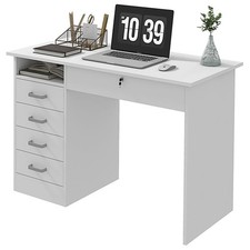 SCRIVANIA MODERNA BIANCA, 5