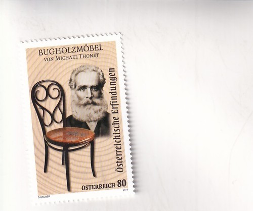 Francobollo austria inventore - francobollo,