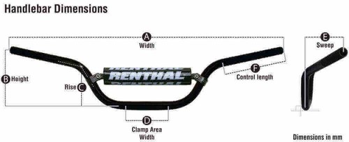 Manubrio renthal classic - manubrio,