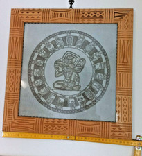 Calendario Maya in pelle