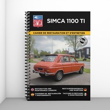 SIMCA 1100 TI : Cahier de