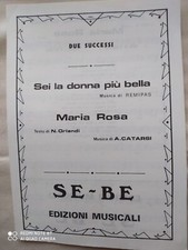 REMIPAS "SEI LA DONNA PIU' BELLA" - ALDO CATARSI "MARIA ROSA" - 1977 - ED. SE.BE