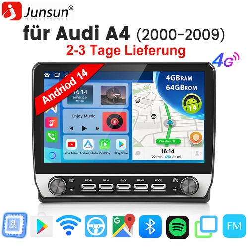 Android autoradio gps - android, 4+64g