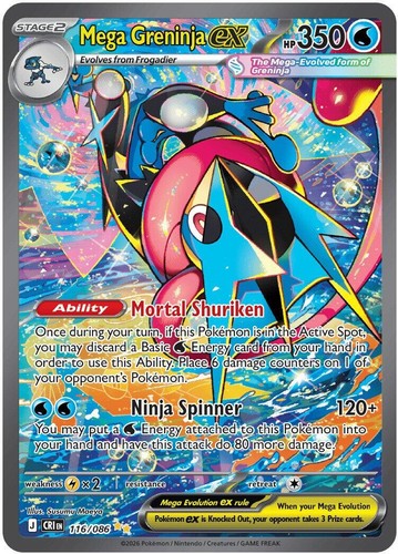 Mega greninja 116 086 cri - greninja,