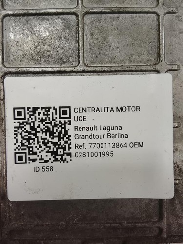 0281001995 centralina motore