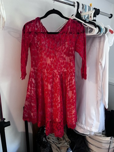 Free people abito donna rosso - donna,