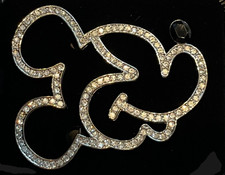 Spilla viso strass Topolino