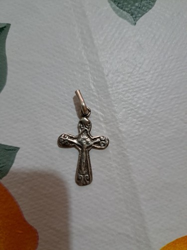 Medaglia crocifisso argento - in,