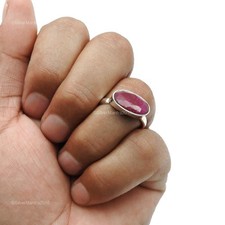 Rubino Gemma 925 Argento