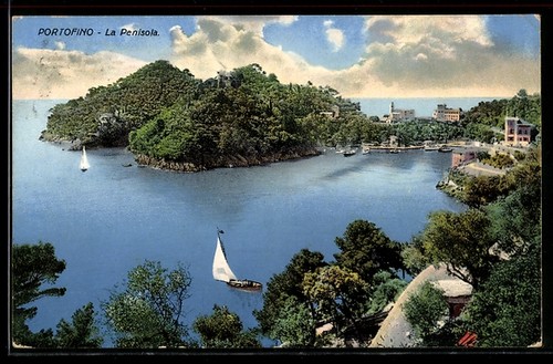Portofino penisola con - la,