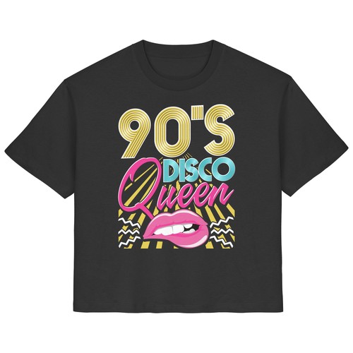 Maglietta disco queen - disco, 90