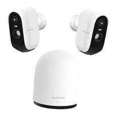  Telecamere di sicurezza wireless per esterni, interni, homebase + kit 2 telecamere