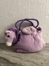Peluche Cavallo lilla con borsetta LELLY Venturelli cavalluccio