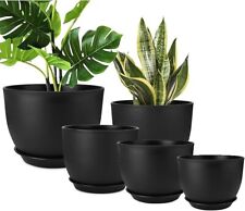 5 Vasi in Plastica con Fori di