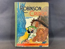 Ancien livre Robinson Crusoé Hachette 1930 vintage livre pour enfants