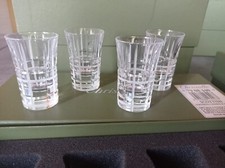 4 Bicchierini da vodka, cristallo francese Christofle