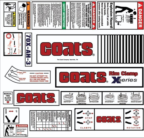 Coats tire changer - coats, set