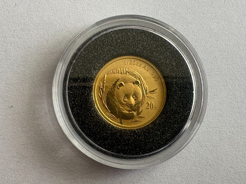Panda 2003 moneta oro - panda,