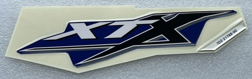 Adesivo emblema scritta blu
