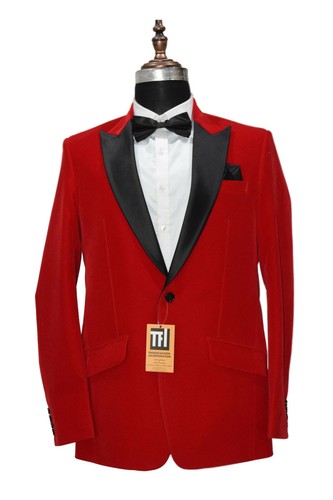 Uomo rosso fumare giacche - rosso,