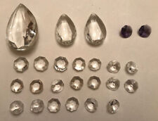 LOTTO 25 GOCCE VETRO CRISTALLO