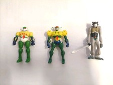 SHIN JEEG Robot D'Acciaio - Action Figure Lotto 3 Personaggi.