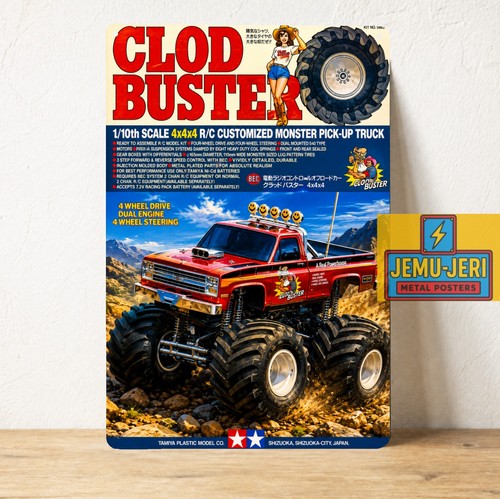 Poster tamiya clod buster - poster,
