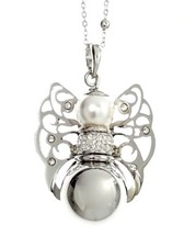 NOEMI GIOIELLI COLLANA CHIAMA ANGELI BOLA MESSICANA ANGELO TRE TONALITA 