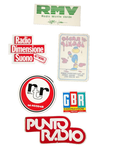 Adesivi vintage anni e - vintage, '70