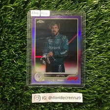 Sebastian Vettel 2022 Topps Chrome F1 #9 Purple - 259/399
