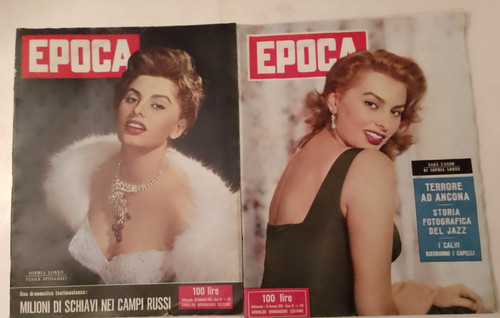 Sophia loren due epoca - ,