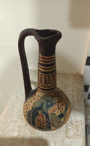 Piccolo vasetto greco dipinto