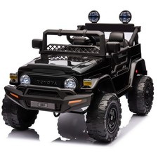 TOYOTA FJ CRUISER NERO elettrica bimbi macchina per bambini radiocomandata 12V