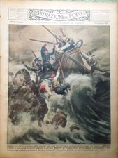 Illustrazione del Popolo 8 Marzo 1925 De Lucia Bossi Aquila Ada Negri Accademia