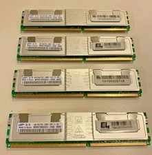 Memoria RAM 4 x SAMSUNG M395T2953EZ4-CE66 PC2-5300F-555-11-B0 RAM 1GB Server